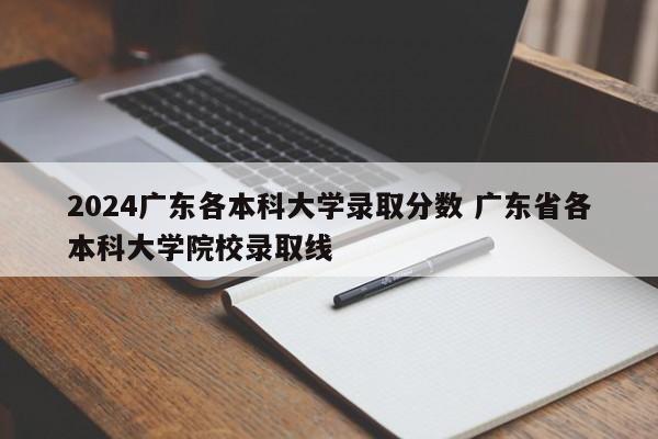 2024广东各本科大学录取分数 广东省各本科大学院校录取线